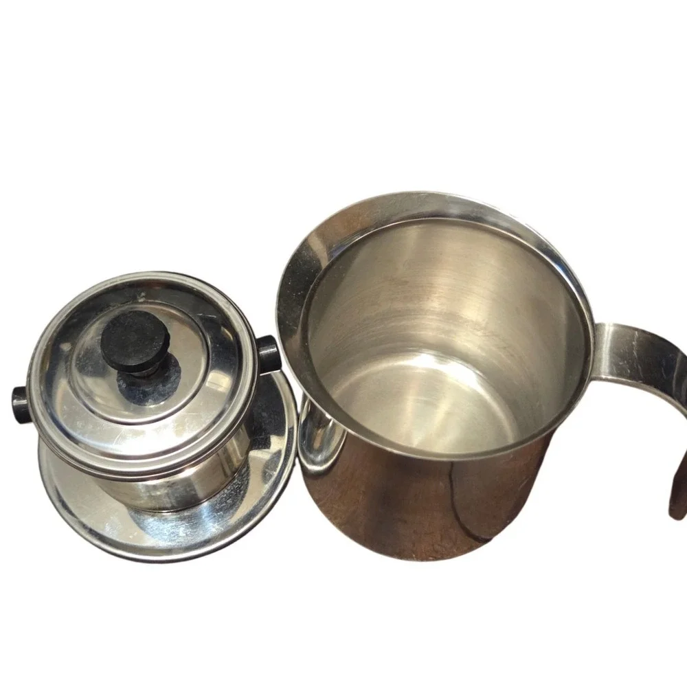 Krups Steamer Set Frothing Pitcher Espresso Accessory‎ Stainless Steel Vintage
